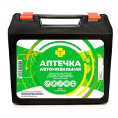 Аптечка первой помощи автомобильная (пластиковый чемоданчик) 